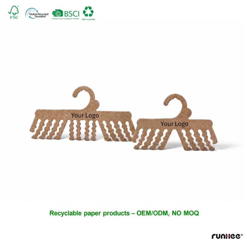 eco paperboard sports bra hanger OEM