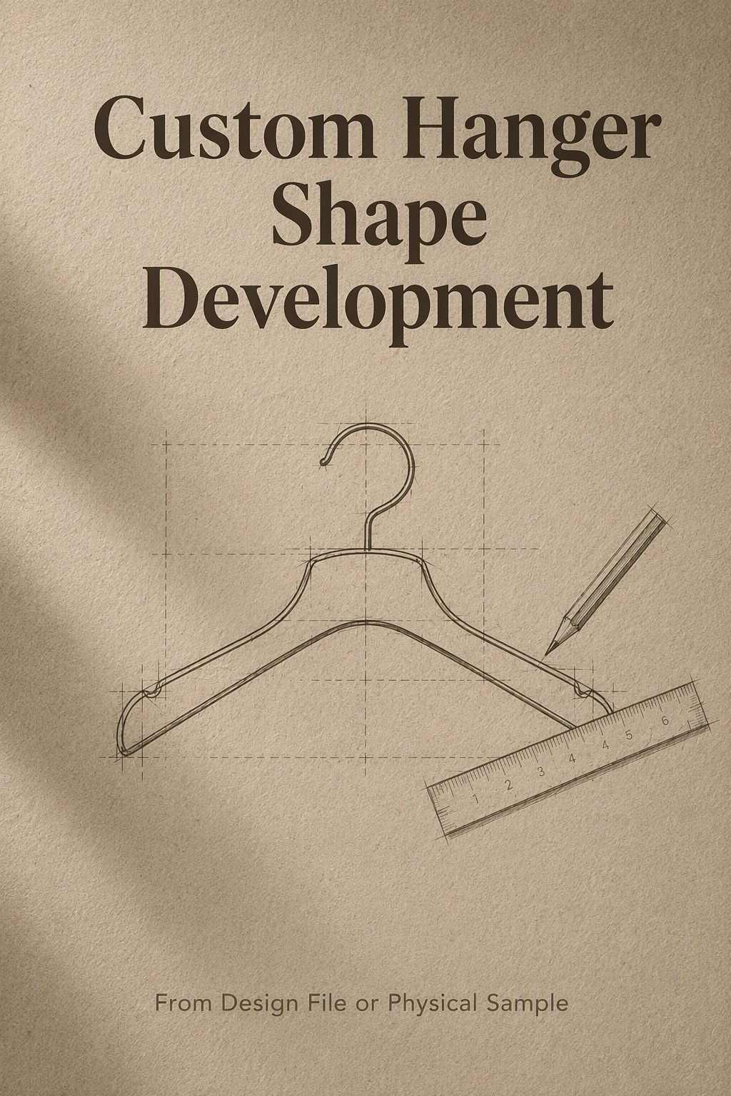 Custom paper hanger shape design