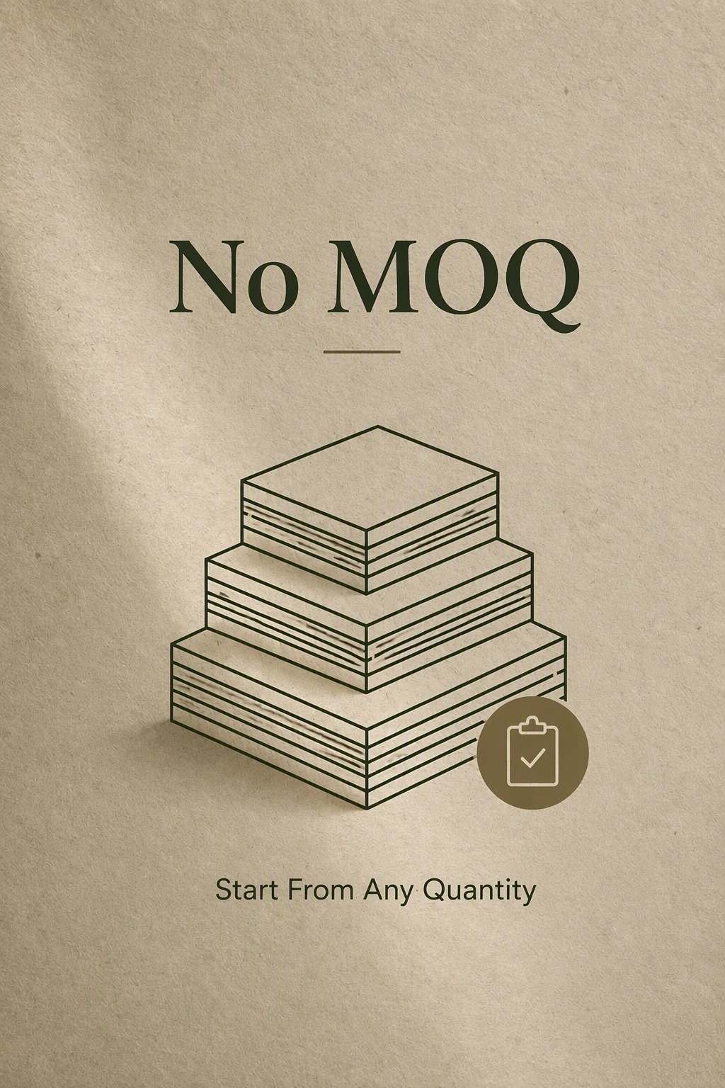 Paper hanger no minimum order