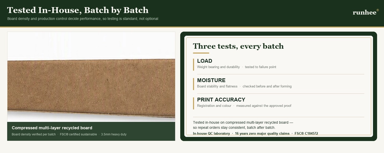 In-house paper hanger testing