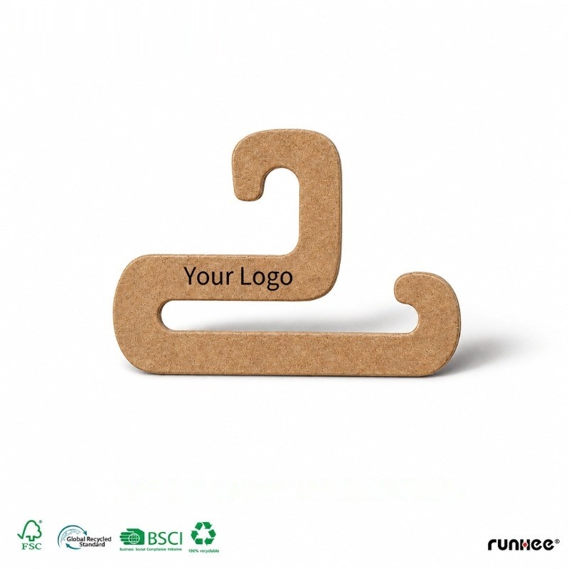 Eco cardboard sock display hook