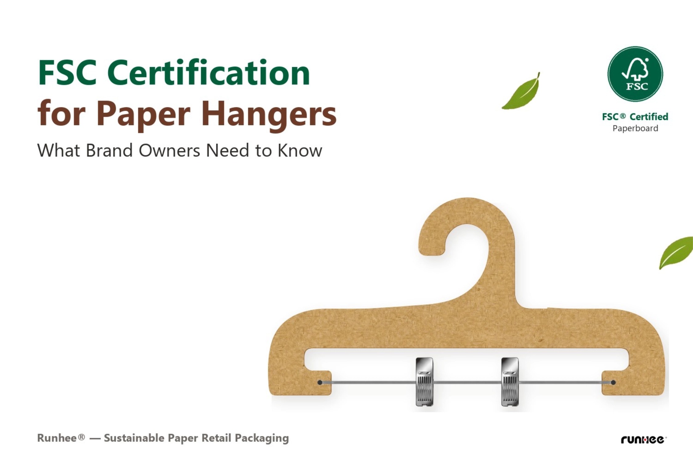 FSC Certification for Paper Hangers: What Brand Owners Need to Know