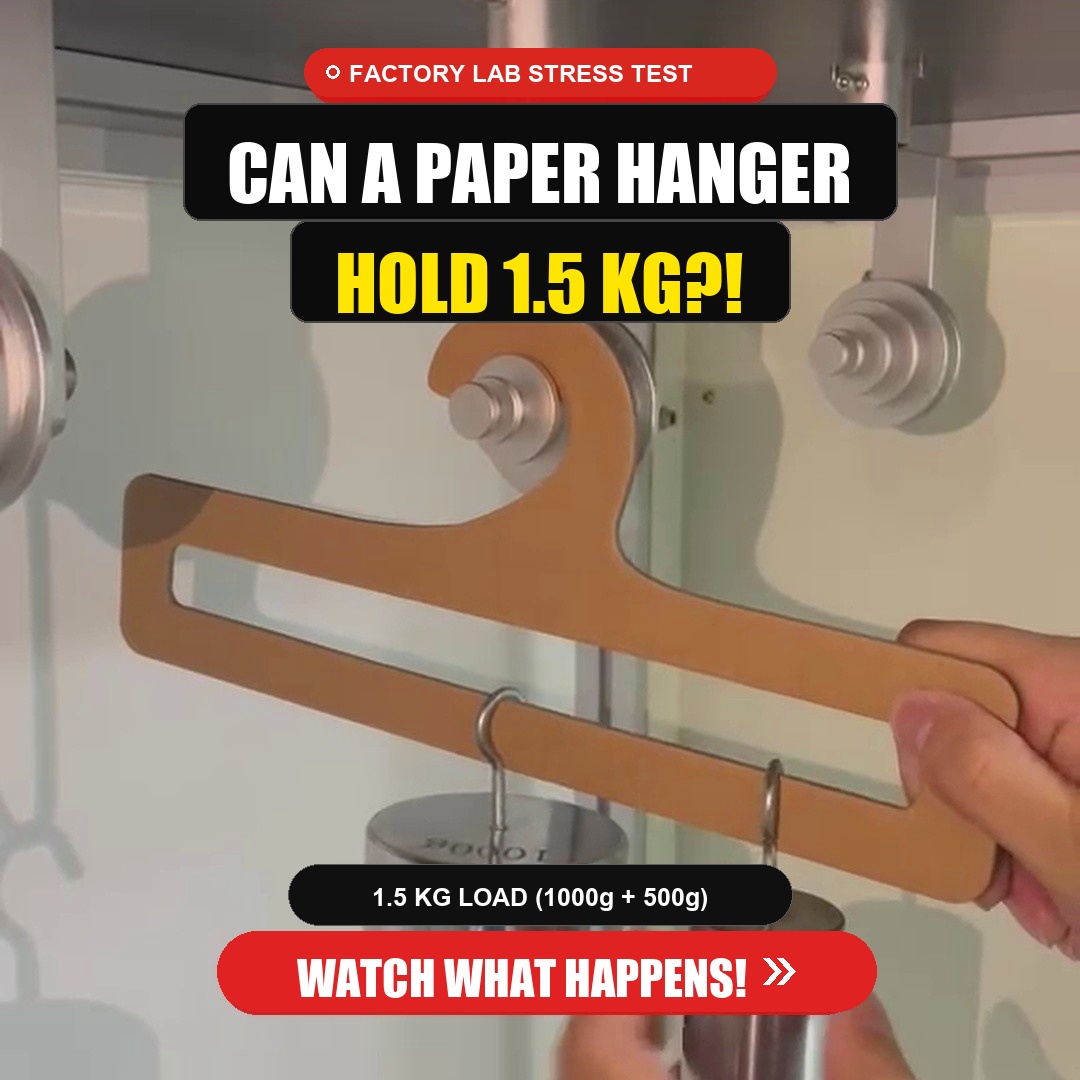 Paper Hanger Load Test: 1.5KG, 0 Bending  Runhee Case Study
