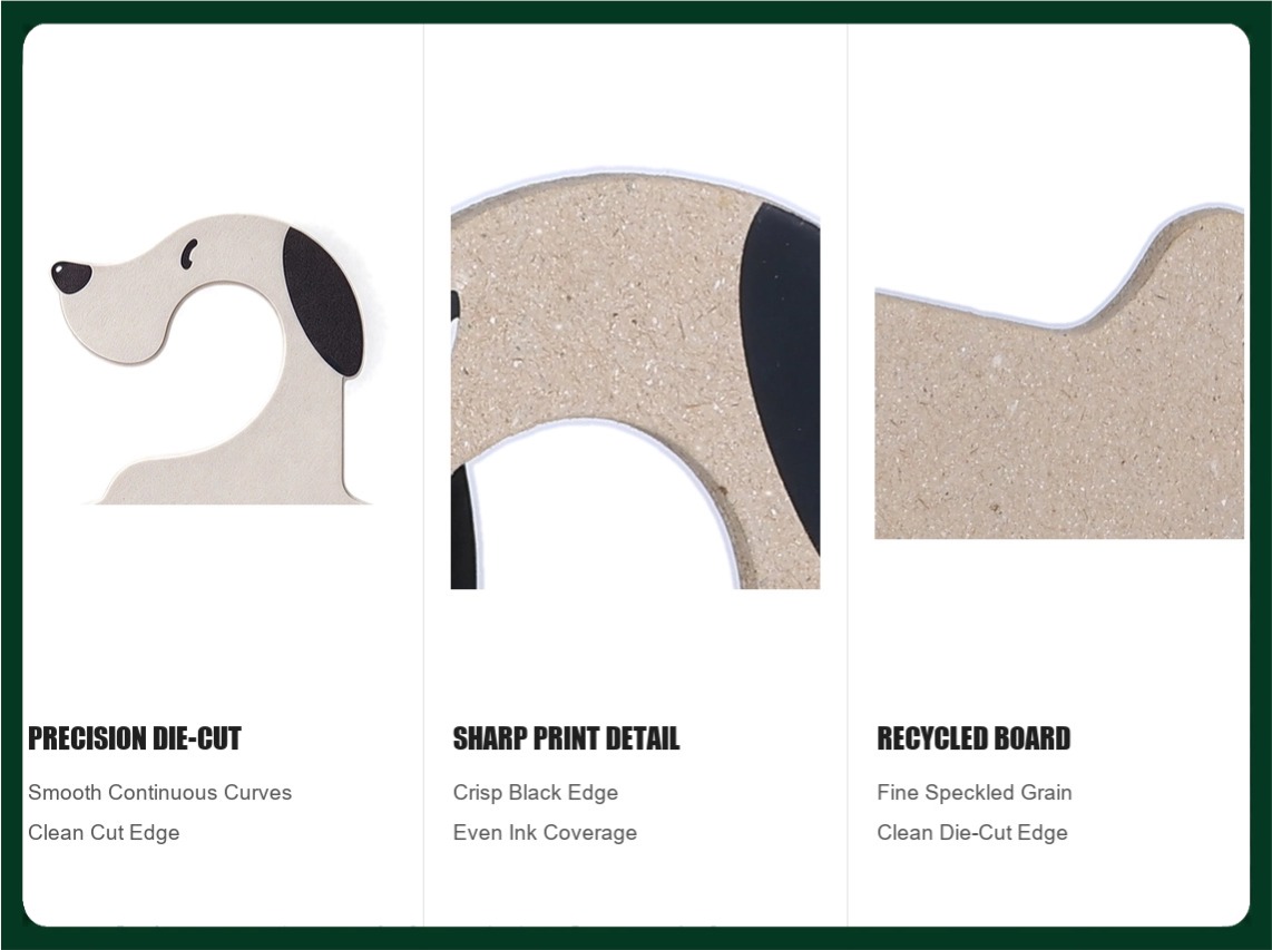 cardboard dog shape hanger