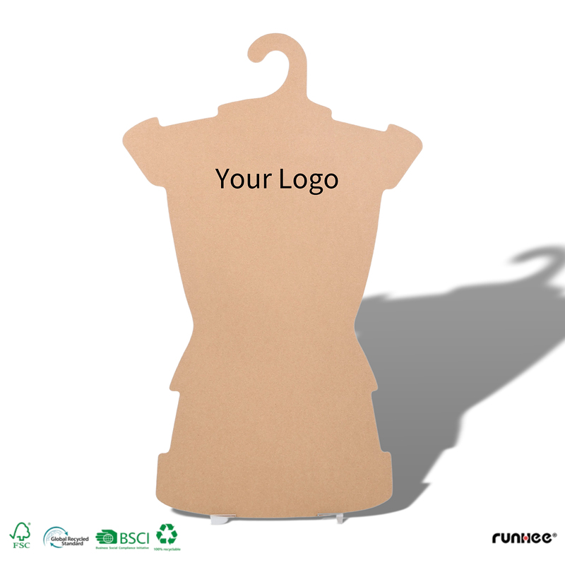 body shaped cardboard hangers