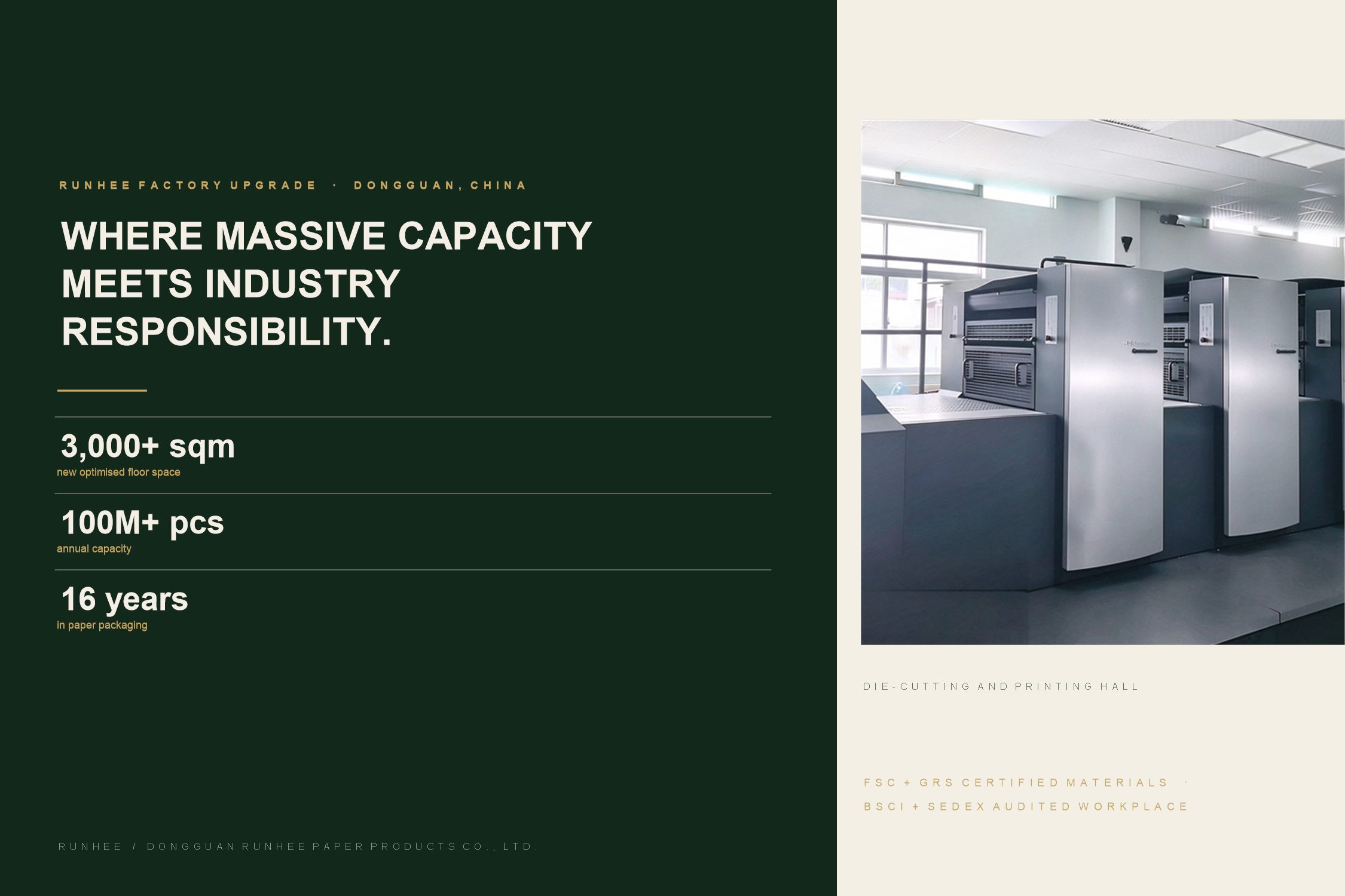 Runhee Factory Upgrade: Where Massive Capacity Meets Industry Responsibility