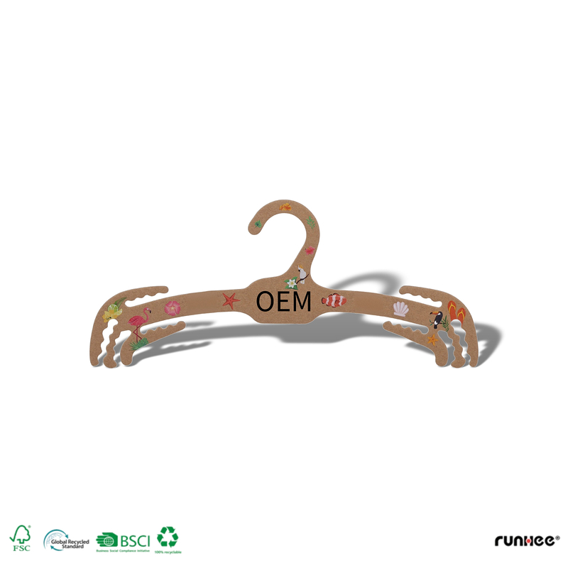 Eco-friendly printed cardboard bra hooks